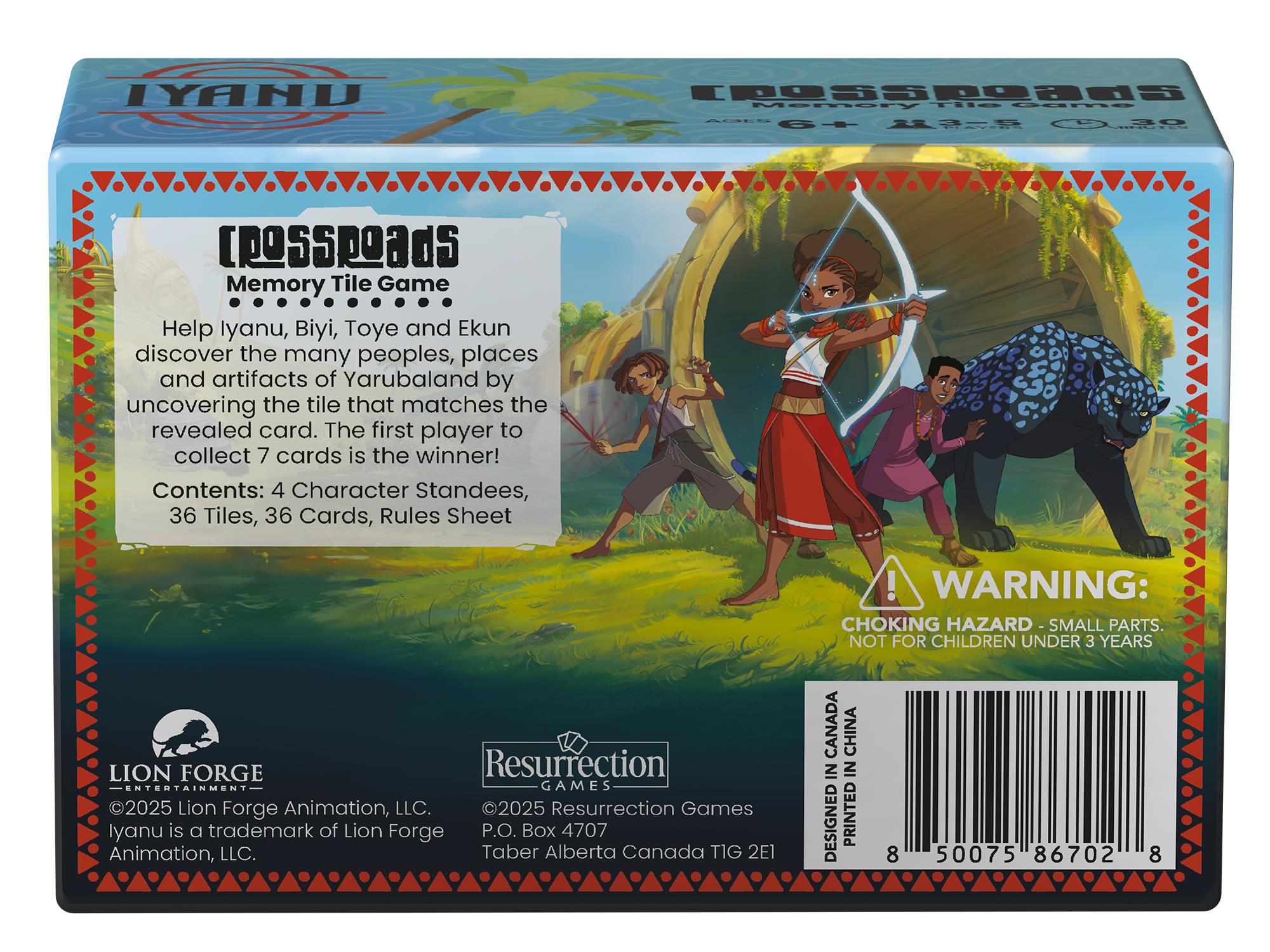 IYANU Crossroads (Back of Box)